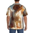 thumbnail image 3 of Gukieu Rainbow English Cocker Spaniel Print Men's Short-sleeved Shirts, Button-down Pocket Shirts, T-shirts, Beach Vacation Travel Summer Clothing-3X-Large, 3 of 5