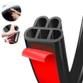 thumbnail image 2 of 10m Auto Accessories Double Layer Windshield Dustproof Weatherstrip Trunk Sealer Noise Insulation Car Door Seal Strip (5m), 2 of 7
