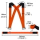 thumbnail image 2 of Correas móviles Correas de elevación para 2 personas para mover muebles, electrodomésticos, colchones o cualquier artículo de hasta 800 libras Naranja, 2 of 5