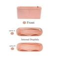 thumbnail image 4 of 19 Bag Insert Organizer Felt Insert Women Makeup Bag Liner Travel Organizer Portable Cosmetic Bag Shaper, 4 of 7