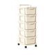 thumbnail image 2 of Rolling Storage Carts With Drawers Plastic Storage Drawer Unit With Wheels Mobile Organizer Carts For Snacks Toys, 2 of 6