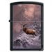 Zippo Lighter - Blaylock The Lone Bull Elk Black Matte