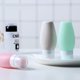 thumbnail image 4 of Botella vacía portátil de silicona para loción, crema, champú, dispensador de cosméticos, 90 ml, colores variados, 5 unidades, 4 of 7