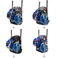 thumbnail image 2 of relayinert Durable Softball Bag Baseball Backpack Main Compartment For Bats Gloves Balls Gear Not Only Blue Gray, 2 of 6