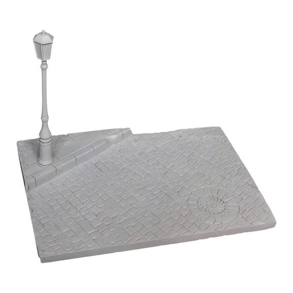 Dualoai 1:35 Street View Street Lamp Model Ornament Casting Resin Model Assembly Kit