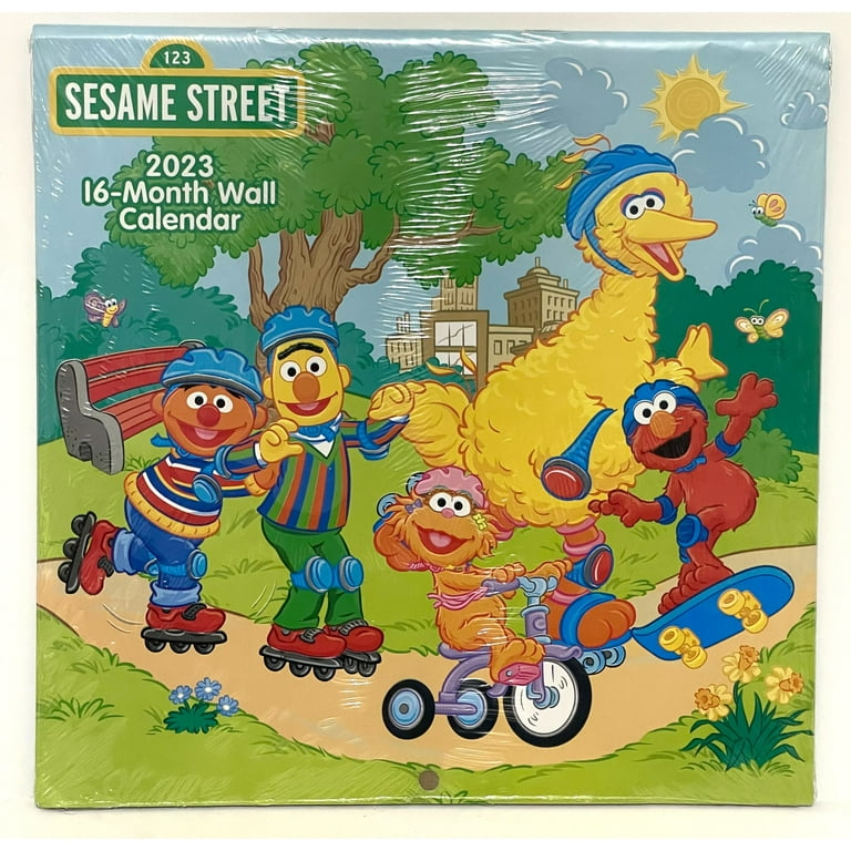 2023 Sesame Street 10"x 20” WALL CALENDAR - Walmart.com