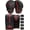Red, variant on RDX Boxing Pads and Bag Gloves Set, Maya Hide Leather KARA Hook and Jab Training Pads, Curved Focus Mitts, Red