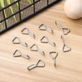 thumbnail image 2 of KAKOWELY 100 Pcs Hooks S Hooks Rope Hook Heavy Duty Stainless Steel Hooks Hanging Hook Fixed Rope Hooks For Car,1.26X"X0.63"X0.2", 2 of 5