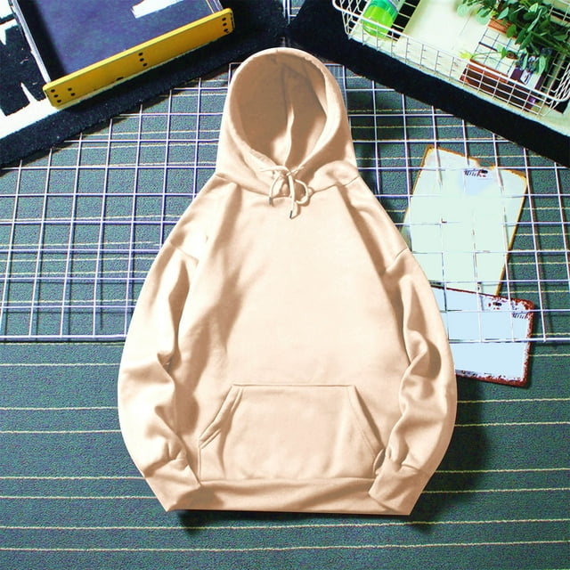 pstuiky camisetas de manga larga para hombre, Sudadera con capucha deportiva de manga larga para hombre, estilo relajado y liso Tops de hombre xl