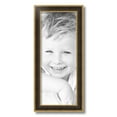 thumbnail image 2 of ArtToFrames 8" x 20" Black Panel With Gold Lip Picture Frame, 8x20 inch Multi Wood Poster Frame (WOM-5092), 1 Pack, 2 of 7