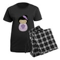 thumbnail image 5 of CafePress - Kokeshi Wisteria Bride Pajamas - Women's Short Sleeve Print T-Shirt and Pants Dark Cotton Pajama Set, 5 of 7