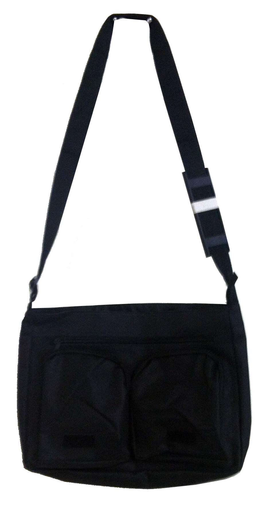 black laptop shoulder bag