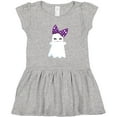 thumbnail image 3 of Inktastic Halloween, Ghost, Ribbon, Bow, Trick or Treat, Boo Girls Toddler Dress, 3 of 5