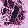 thumbnail image 1 of Ahgly Company Machine Washable Indoor Square Transitional Pastel Purple Pink Area Rugs, 5' Square, 1 of 7