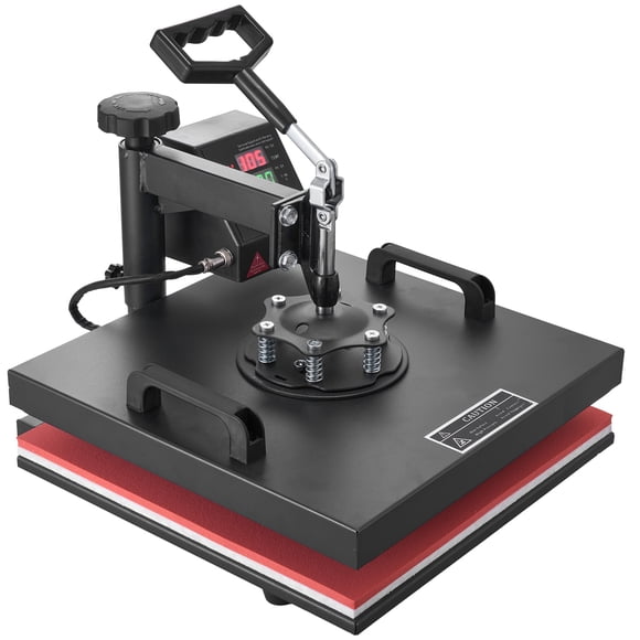 KFFKFF Multifunctional Heat Press Machine, 8-in-1, 15x15 Inch, T-Shirt Printing Machine with 360° Rotation, Expert Sublimation Heat Press for Vinyl, Sublimation, and Heat Transfer Projects