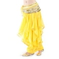 thumbnail image 4 of BellyLady Belly Dance Harem Pants Tribal Baggy Arabic Halloween Pants-Yellow, 4 of 5