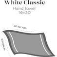 thumbnail image 6 of White Classic Luxury Cotton 6 Pc Gray Hand Towels Set, Hotel Style Small Bath Towel, Face Towel 16x30, Dark Gray Soft Plush Bath Towels Pack of 6, Thick Quick Dry Spa Gym Towels, Bathroom Hand Towe, 6 of 12