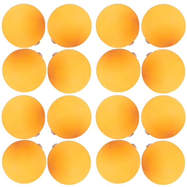 USHOBE 60 Pcs Balles de Tennis de Table Compteur de Vitesse pour Machine d'Entraînement Pong Design Perforé