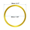 thumbnail image 6 of 4pcs Car Wheel Rim Center Cap Hub Rings Cover Replacement for Mazda 3 CX-30 Gold Tone, 6 of 6