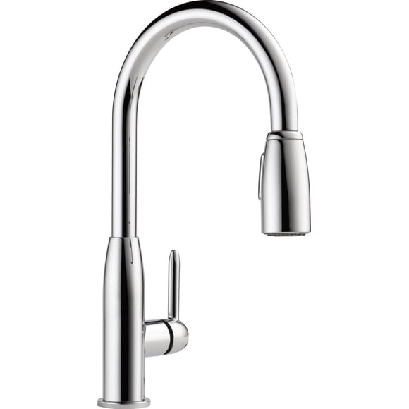 Peerless Single Handle Pull-Down Kitchen Faucet in Chrome