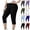 38# Black, variant on Women's Casual Ribbed Cropped Pants High Waist Elastic Waist Capris Trendy Athleisure Bottoms Gray XXL