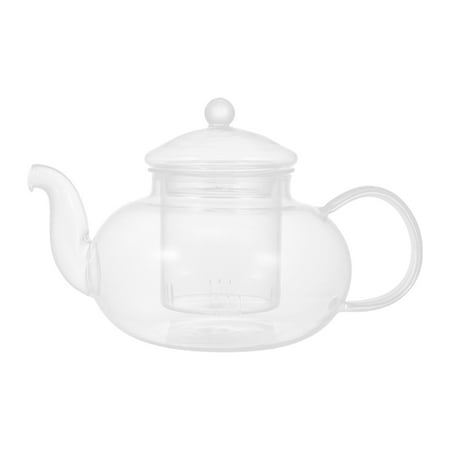 

NUOLUX Glass Tea Pot Household Transparent Teapot Heat-resistant Tea Pot with Infuser for Home Office