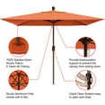 thumbnail image 6 of EliteShade Sunumbrella 6.5x10Ft Rectangular Market Umbrella with Ventilation,Rust, 6 of 7