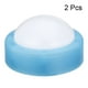 Unique Bargains 2pcs Alimenté par Batterie 7,8 Cm de Diamètre Robinet d'Éclairage Armoire Lampe de Placard Bleu – image 2 sur 4