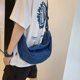 thumbnail image 5 of Bolso de bola de masa informal unisex, bolso diario de mezclilla de gran capacidad para pareja (azul oscuro), 5 of 8