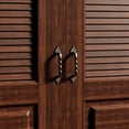 thumbnail image 2 of Renovators Supply Cabinet Handles for Cabinets and Drawers 5.8" Black Twisted Wrought Iron Cabinet Pulls w/Screws, 2 of 9