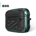 thumbnail image 1 of Funda protectora para AirPods 3, adecuada para la caja de carga de auriculares Apple AirPods 3 (LED visible), compatible con carga inalámbrica, verde oscuro, 1 of 1
