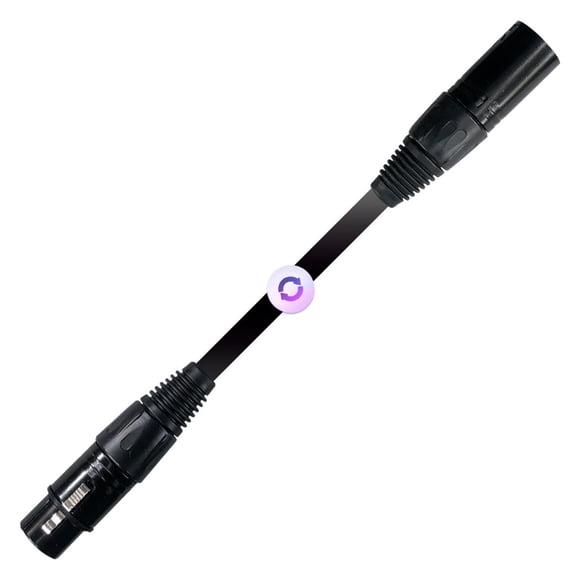 Cable para Audio XSS SC122 Cannon-Macho a Cannon-Hembra 15M Doble Forro al Centro Negro