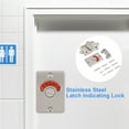 thumbnail image 3 of Indicator Privacy , Door Lock Toilet Door Locks Toilet Lock Verrou Vacant Engaged Screws Bathroom, 3 of 8