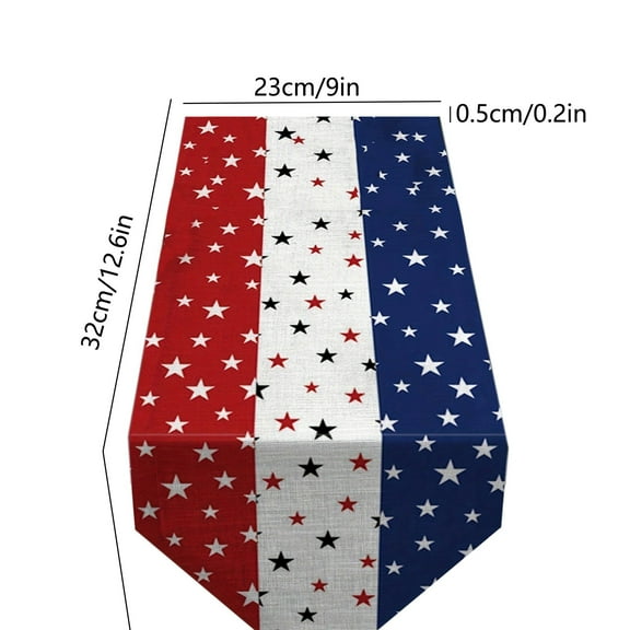 Independence Day Red White Blue Color Table Flags Holiday Tablecloths For Kitchen Dining Room Picnics And Decorating Patriotic Decorations for Memorial Day Home Party Decor