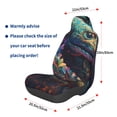 thumbnail image 3 of Balery Colorful Patterned Snake Funda de Asiento para Auto con Diseño - Cubierta Frontal Suave y Transpirable con Protector Antideslizante- 1 Unidad, 3 of 5
