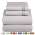 thumbnail image 1 of Nestl Twin XL Sheet Set, 1800 Series Microfiber Deep Pocket 4 Piece Bed Sheet Set, 1 of 7