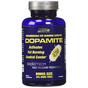 MHP | Dopamite - Dopaminergic Fat Burning Catalyst, Bonus Size (20% plus Free) | 72 Tablets