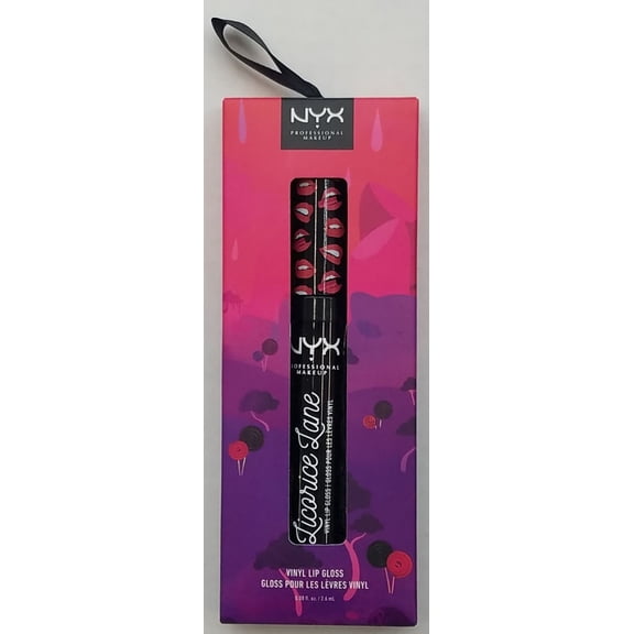 NYX Professional Makeup Licorice Lane Vinyl Lip Gloss, 03 Cherry, 0.11 Fl. Oz.