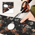 thumbnail image 6 of Yayeee Faucet Mat for Kitchen Sink 14.7" Diatomite Long Splash Guard Pad, Black Flowers, 2 Pack, 6 of 7