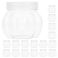 thumbnail image 1 of 24 Pcs Pots à Bonbons Transparents en Forme de Citrouille Pot à Biscuits Contenant de Rangement pour Bonbons d'Halloween, 1 of 9