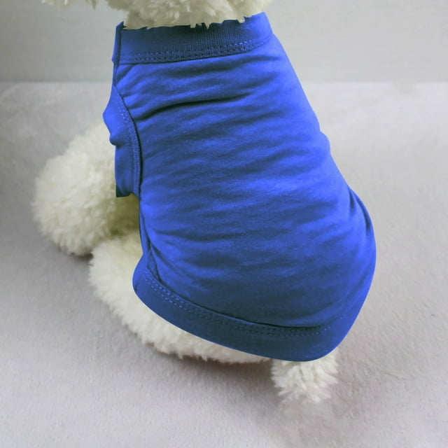 LSLJS Pet Dog Warm Pajamas Soft Color Puppy Clothes Vest Vest, Pet Costume