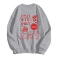thumbnail image 5 of WOYY Girl's Cute Sweatshirt Preppy Graphic Crewneck Long Sleeve Pullover Top, Sizes 3-14, 5 of 6