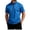 A009-Royal Blue, variant on Short Sleeve Sweatshirts for Men Quarter Zip Mock Neck Sweatshirt Relaxed Fit Casual Pullover Tee Top with Pocket