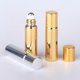 thumbnail image 5 of Lote de 50 botellas de aceite esencial de 5 ml, botellas de perfume de vidrio UV, botellas de muestra de aceite esencial, contenedor vacío, bola de vidrio de 5 ml, oro, 5 of 5