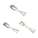 thumbnail image 4 of Toystoory Cuchara de mango corto Cucharas de acero inoxidable Cucharadita Home Cafe Hotel Party Cuchara agitadora Vajilla de cocina Cubiertos Cocina y Comedor, 4 of 6