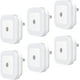 thumbnail image 1 of Paquete de 6 lámparas de luz nocturna LED enchufables, lámpara de pared de habitación con sensor de luz LED de encendido automático y apagado de 0,5 W, luces nocturnas blancas suaves para dormito, 1 of 5
