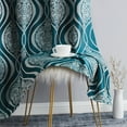 thumbnail image 3 of THD Sophia 100% Complete Blackout Privacy Energy Efficient Grommet Window Treatment Curtains - Pair, 3 of 5