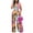 Hot Pink, variant on Women's Sleeveless Mock Neck Wide Leg Jumpsuit Elegant High Waist Party Outfit