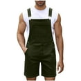thumbnail image 2 of Maoxin Mens Shorts mens cargo pants Men Casual Fashion Soild Zipper Breast Pocket Washed Suspender Long Pants Cargo Pants Shorts Men cargo pants for men, 2 of 7