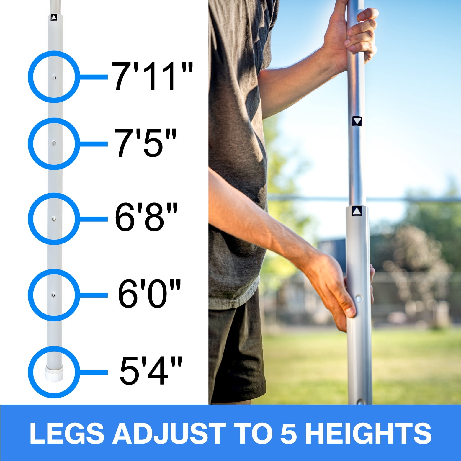9 Square Castle Squares | Portable Metal 9 Square Game by Castle Sports Volleyball
